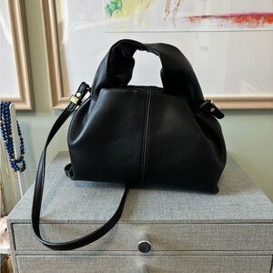POLÈNE numero neuf mini Black Handbag with Strap